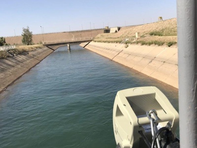 Irrigation channel & water supply