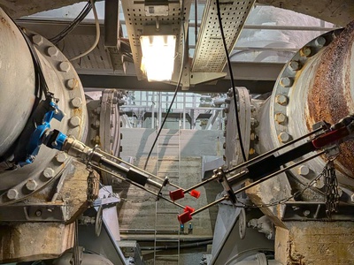 TORPEE-MAG measuring raw water from a dam