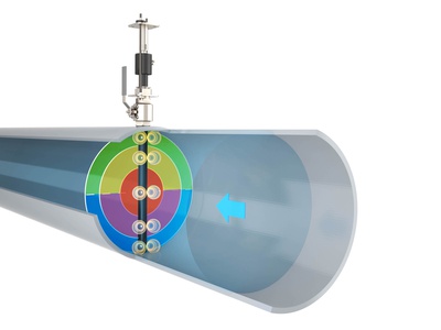 Caudalímetro para agua en canal abierto por tecnología radar Raven-Eye